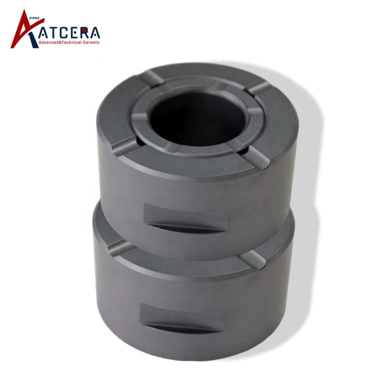 Strong Bending and AbrasionResistance silicon carbide ceramic bearing sleeve Al2o3 alumina ceramic bearing bushing