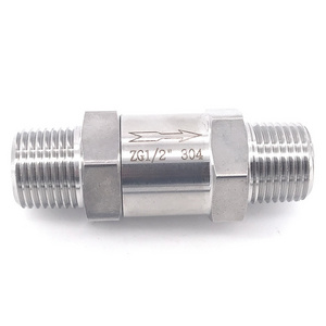 Combined Modular Check valve 1/8 1/4 1/2 male thread stainless steel 304 high temperature acid-proof one-way check valve