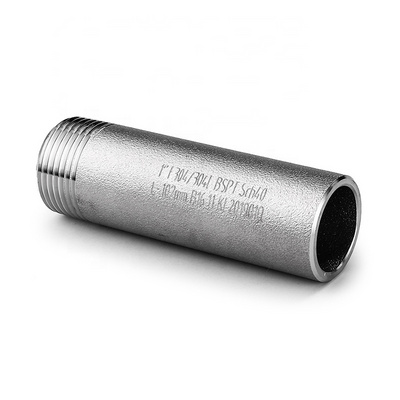 304 316 Stainless Steel 64 Bar NPT BSPT One Side Male Thread Welding High Pressure pipe connector fittings steel high quality