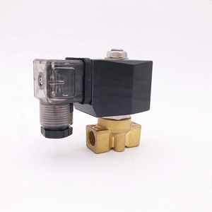 High quality 90bar brass dc 24v 12v high pressure solenoid valve