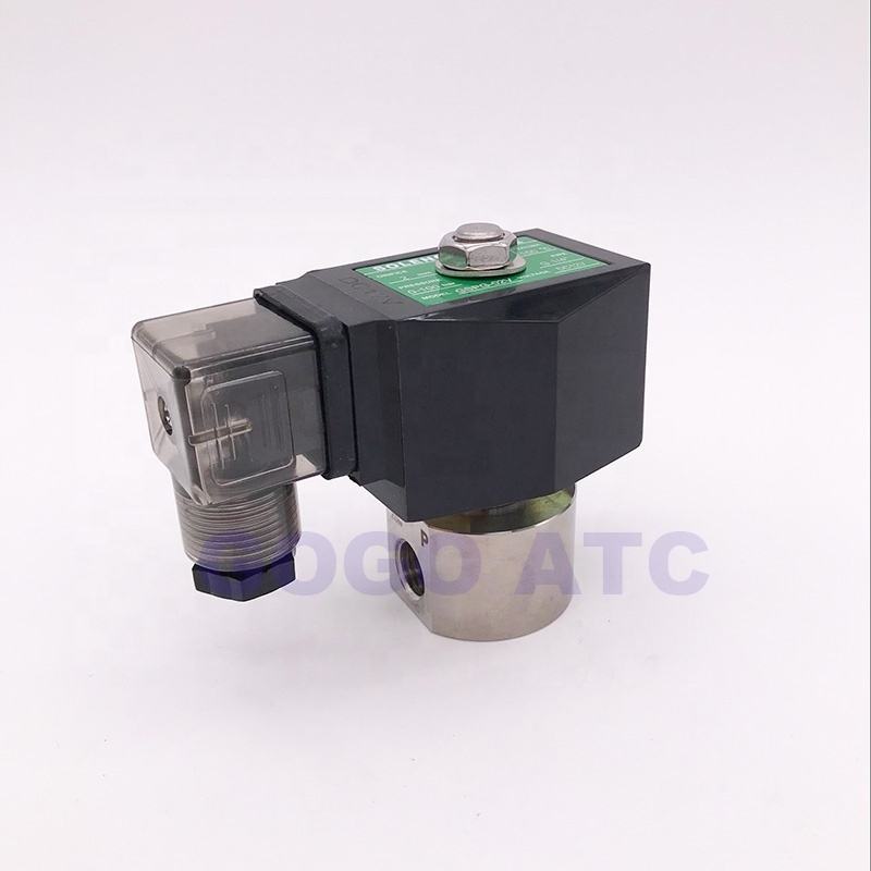 High quality 90bar brass dc 24v 12v high pressure solenoid valve