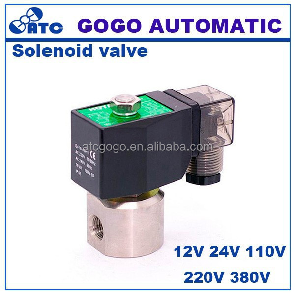 100bar high pressure water solenoid valve 1/2 inch 10mm