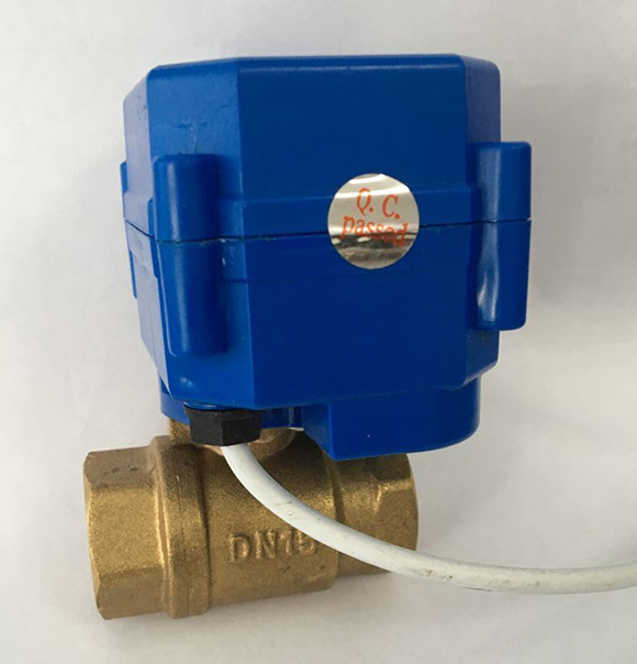 CWX-15N/Q Mini electric ball valve,CR02/CR03 3 wire motorised control valve