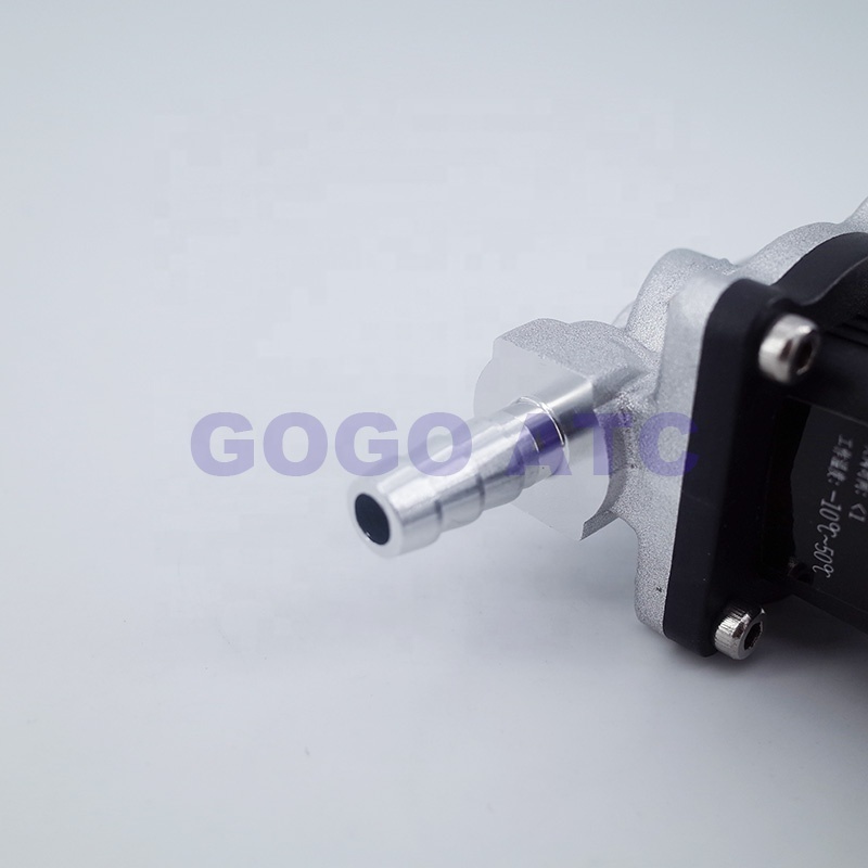 High quality Manual reset 9mm Quick connect hose to hose Aluminum alloy gas emergency shut off solenoid valves home Gas Leak DC9V 12V