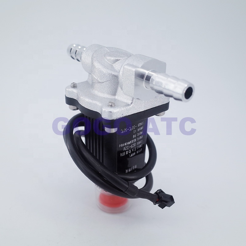 High quality Manual reset 9mm Quick connect hose to hose Aluminum alloy gas emergency shut off solenoid valves home Gas Leak DC9V 12V