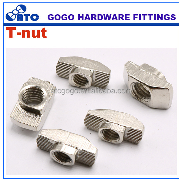 wholesale carbon steel castle groove t nut high quality