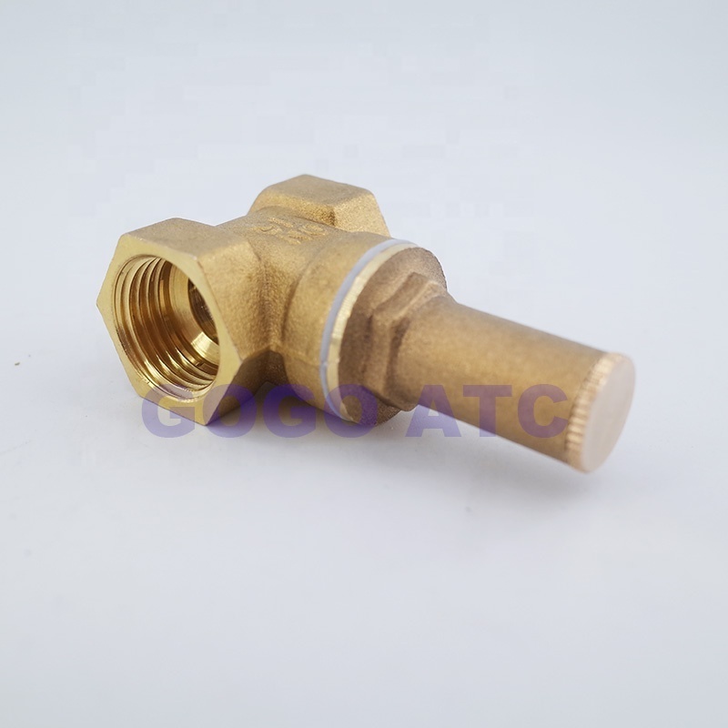 Brass gate valve with lock DN15 1/2 DN20 3/4 DN25 1