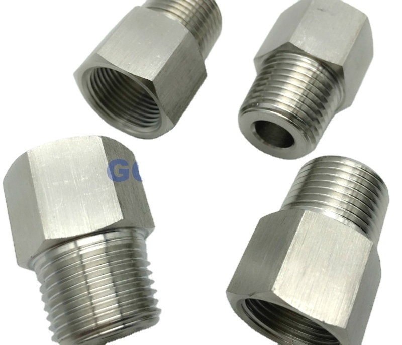 High quality High quality quick coupler 1/2 female to 3/8 male thread adapters SUS304 stainless steel straight hydraulic fittings tube