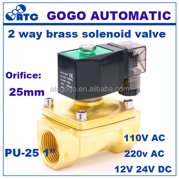 GOGOATC FKM sealed brass zinc water solenoid valve