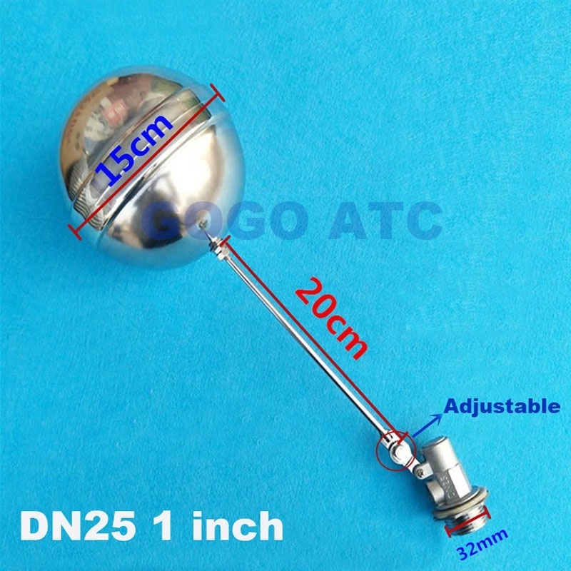 High temperature Water level controller DN25 DN32 Cold and Hot Water Tank Float Valve 1 inch stainless steel SS304 toilet valve high quality