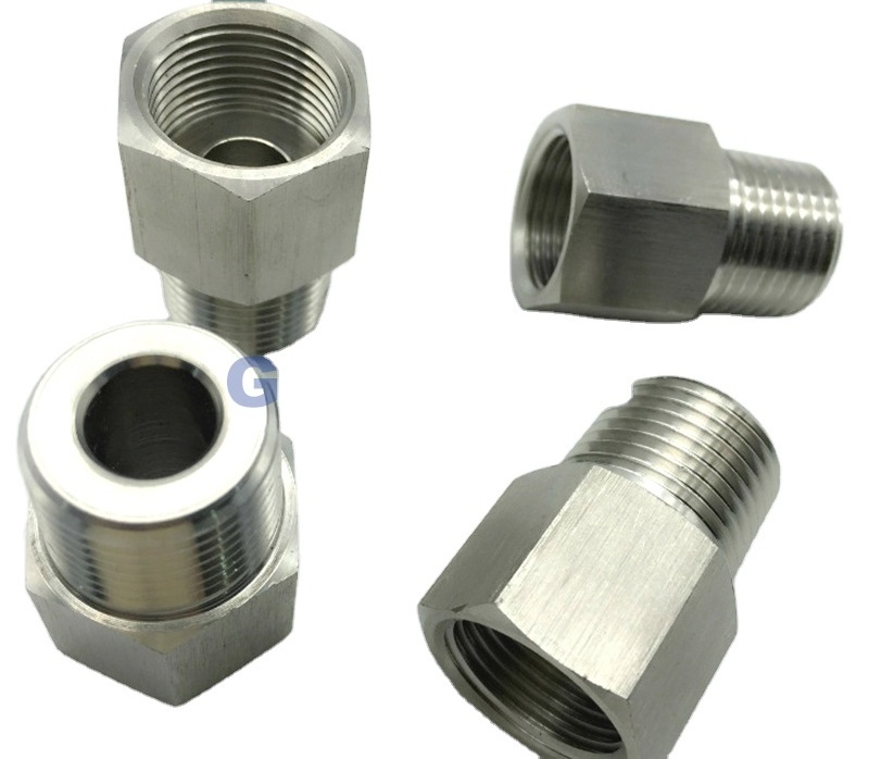 High quality High quality quick coupler 1/2 female to 3/8 male thread adapters SUS304 stainless steel straight hydraulic fittings tube