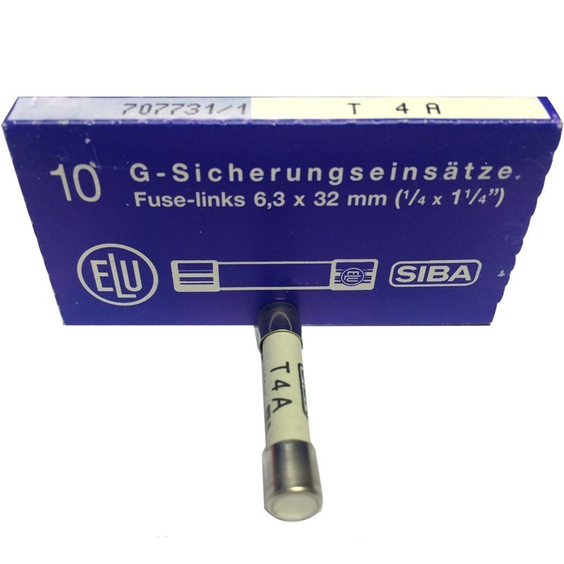 Siba fuse  slow acting 6.3*32mm 189140 7006565 T1A T2A T3.15A T4A T5A T6.3A T8A T10A T12.5A T16A T20A T25A H500V