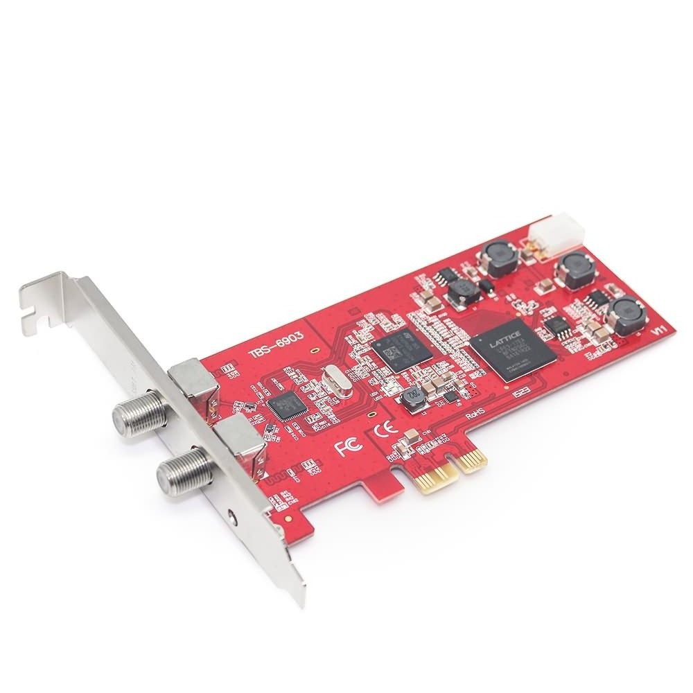 TBS6903 TBS-6903 6903 Dual DVD S2 Professional level digital satellite TV Tuner card with PCI Express interface