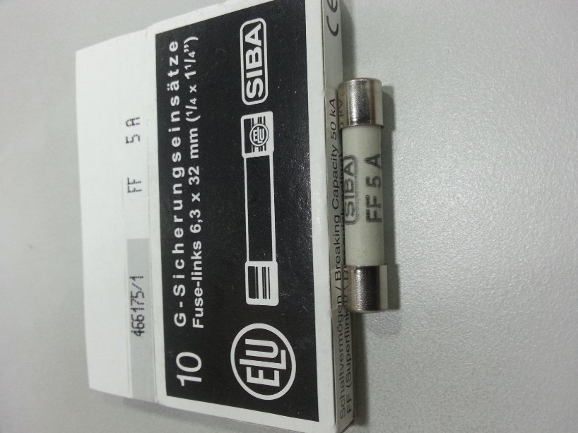 Siba fuse 6.3*32mm 7012540 FF315MA 400MA 500MA 630MA 800MA FF 12.5A FF16A FF20A FF25A 500V 600V 700V