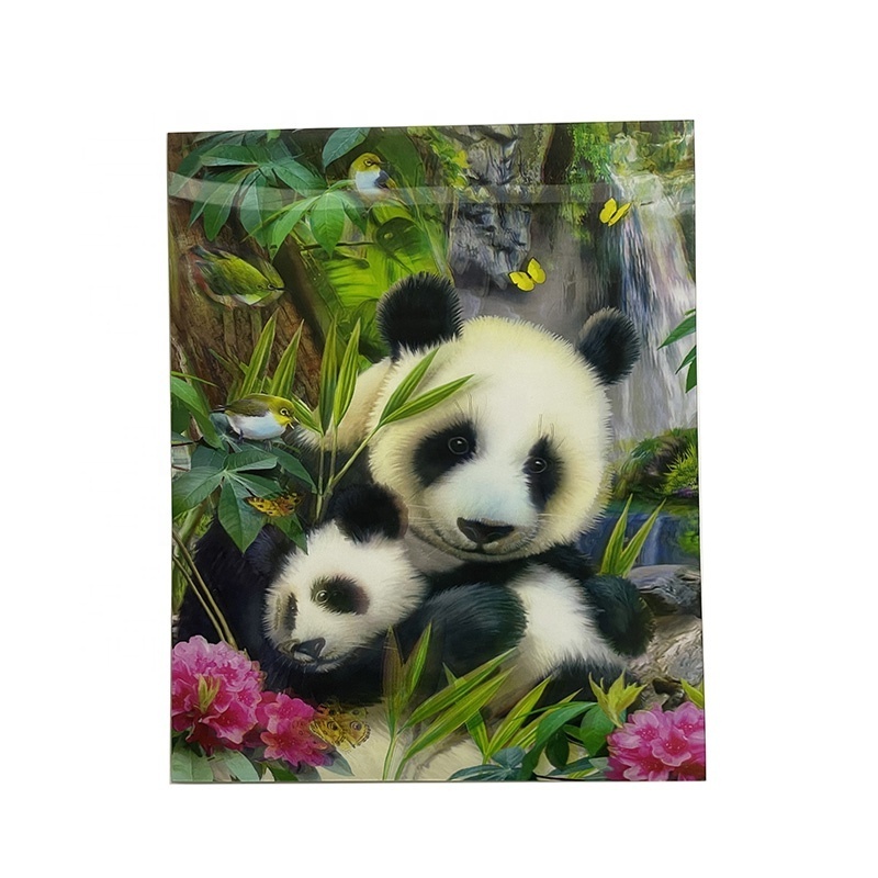 Fancy 3d wholesale customized wall picture PET 40*30cm 5D 3D lenticular painting nature scenery poster for home decoration