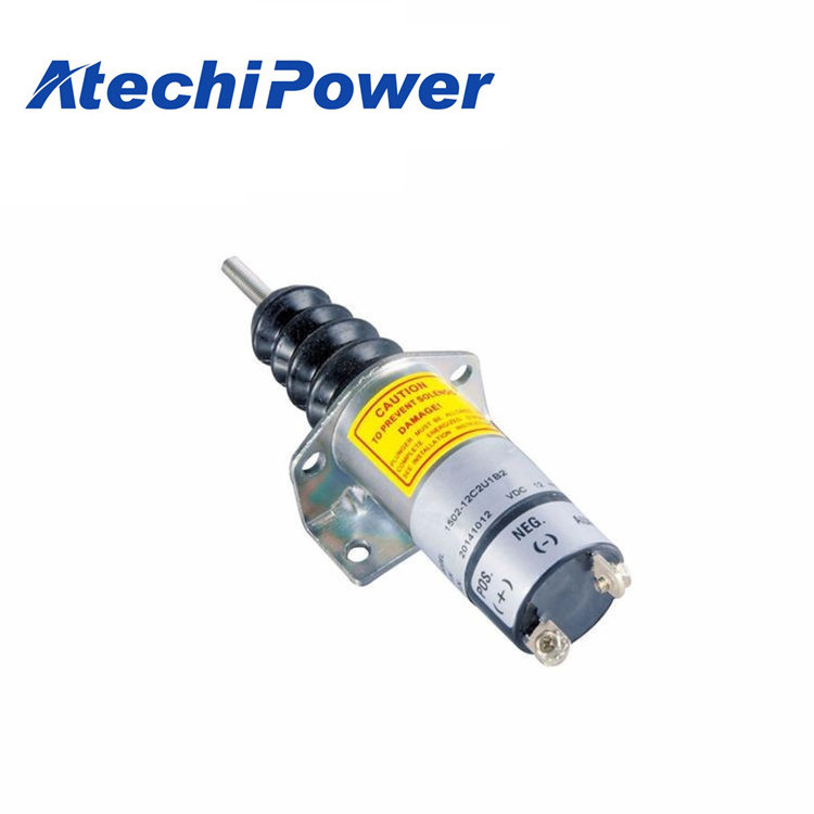 Shut off solenoid valve 12V 1502-12C2U1B2 fuel stop solenoid valve 24v 1502-24C2U1B2 push pull solenoid