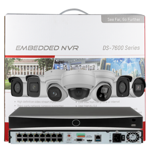 Oem Hikvison 2mp 4mp 5mp 8MP 4K Poe 4ch 8ch 16ch NVR Camera Kit Hik POE Video IP Security Surveillance System