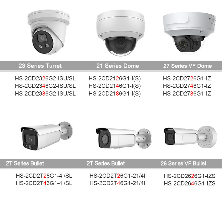 Oem Hikvison 2mp 4mp 5mp 8MP 4K Poe 4ch 8ch 16ch NVR Camera Kit Hik POE Video IP Security Surveillance System