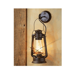 Industrial led antique lantern lamp kerosene portable solar vintage camp Outdoor Decor And Champing Design Metal Hanging Lamp