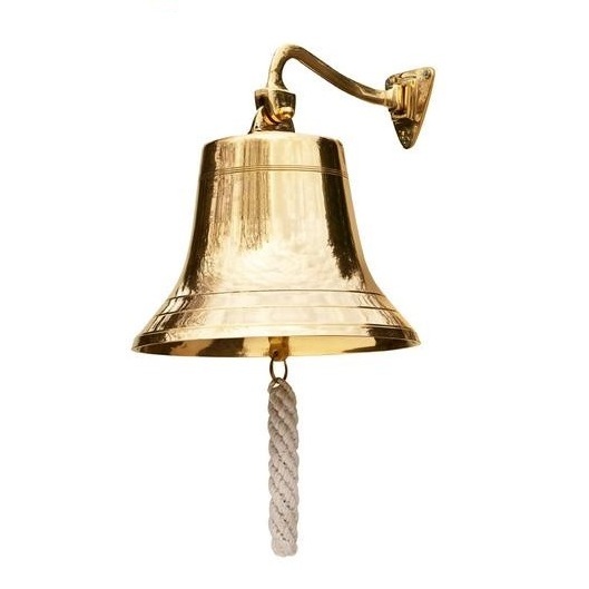 Nautical Brass Heavy Bracket Bell 