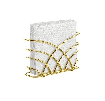 Tissue and paper towel holder exquisite designer stainless steel napkin holder for countertop and in offices and bank tables