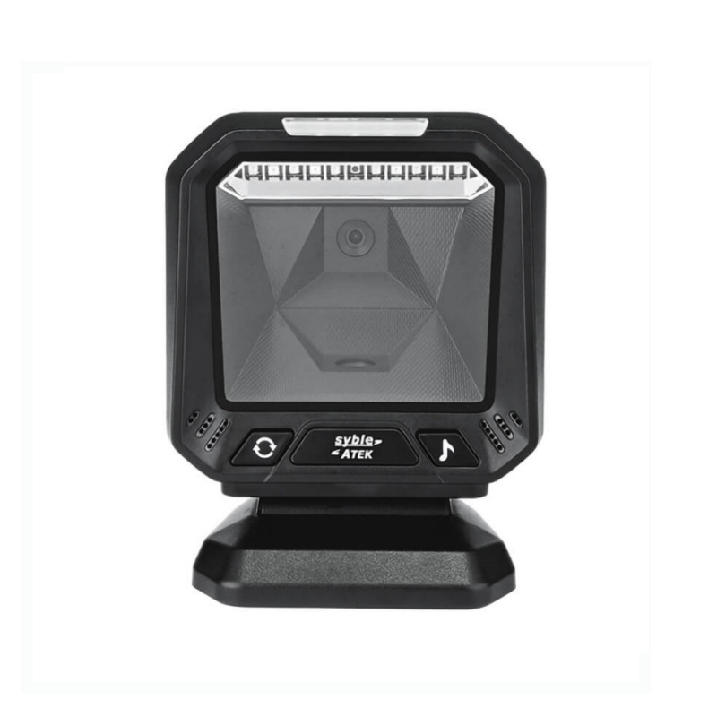 AK-9608H fast scan QR Code Reader Handsfree 1D 2D omnidirectional barcode scanner desktop reader