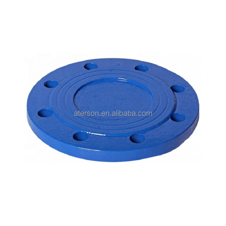 En545 ISO2531 Pn16 Di Blank Flange Blind Flange for Ductile Iron Pipe with Bitumen Painting