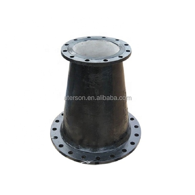 En545 En598 Ductile Iron Pipe Fittings Taper Eccentric Reducer for Water supply project Drainage Sewage Irrigation pipeline