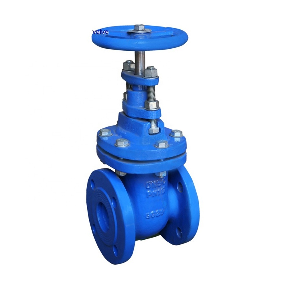 DIN 3352 F4 Ductile Iron Rising Stem RS Hard Metal Sealed Gate Valve Pn16 Pressure