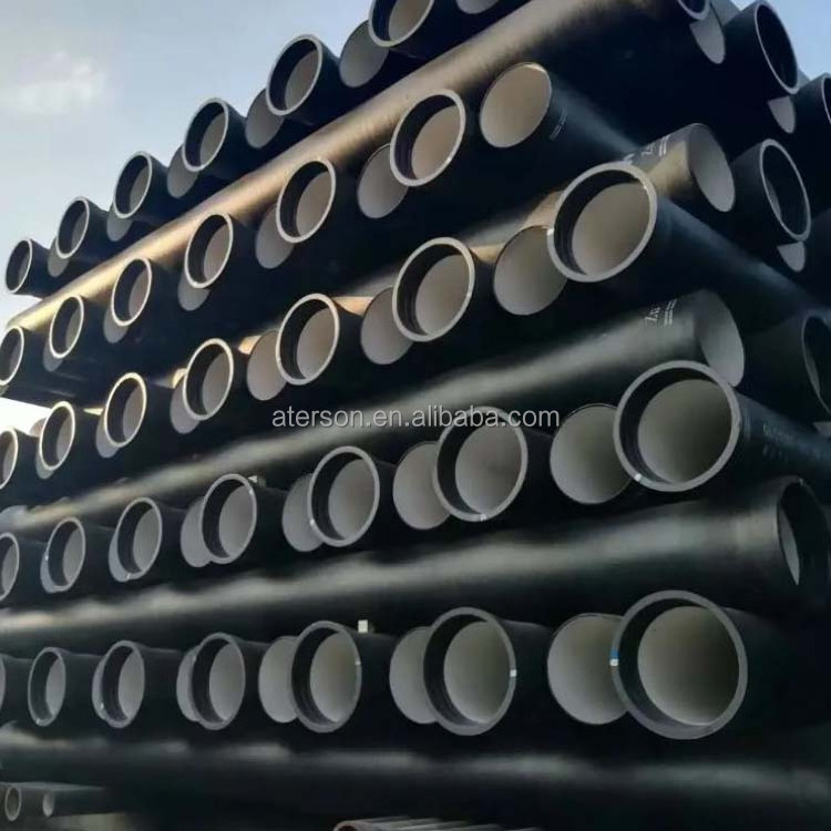 ISO2531 En545 En598 Class K7 K8 K9 C25 C30 C40 Epoxy Coated Ductile Cast Iron Water Supply Pipe