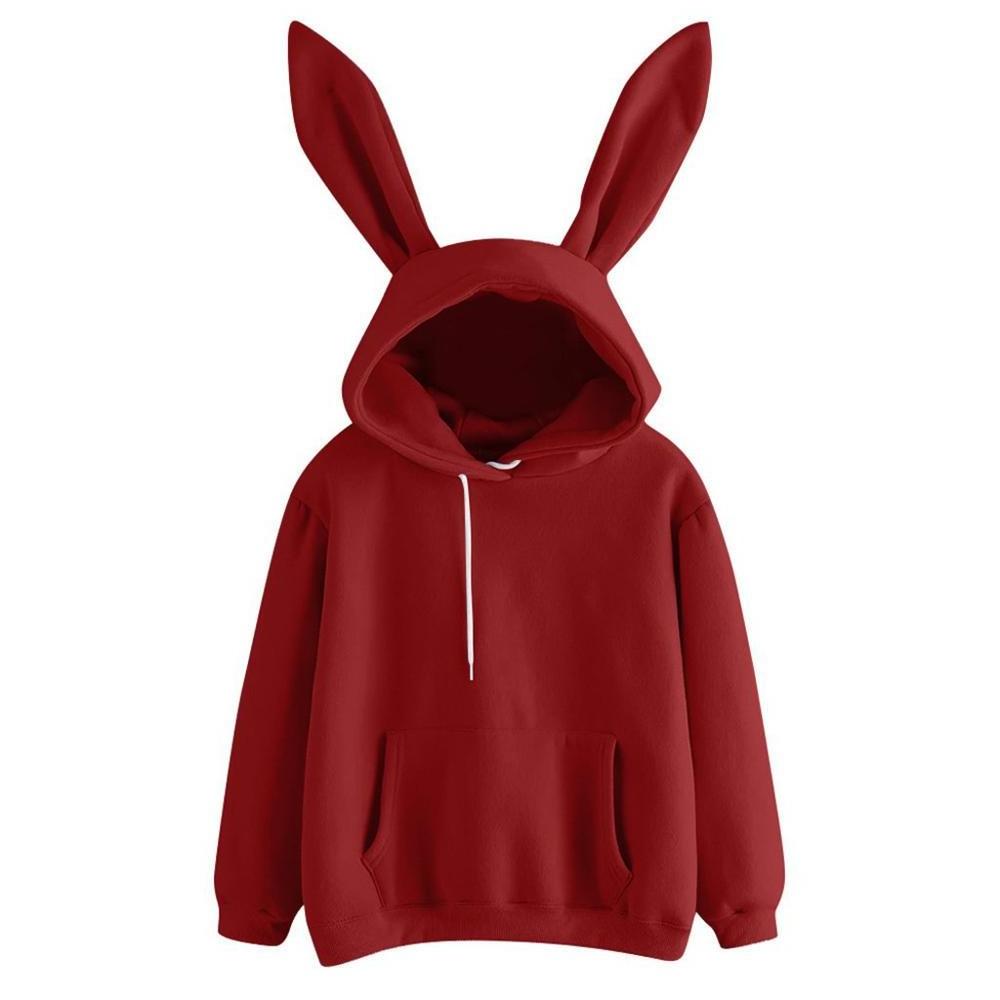 High Quality Cute Women Hoodie With Animal Bunny Ears Custom Cat Ear Hoodie Streetwear