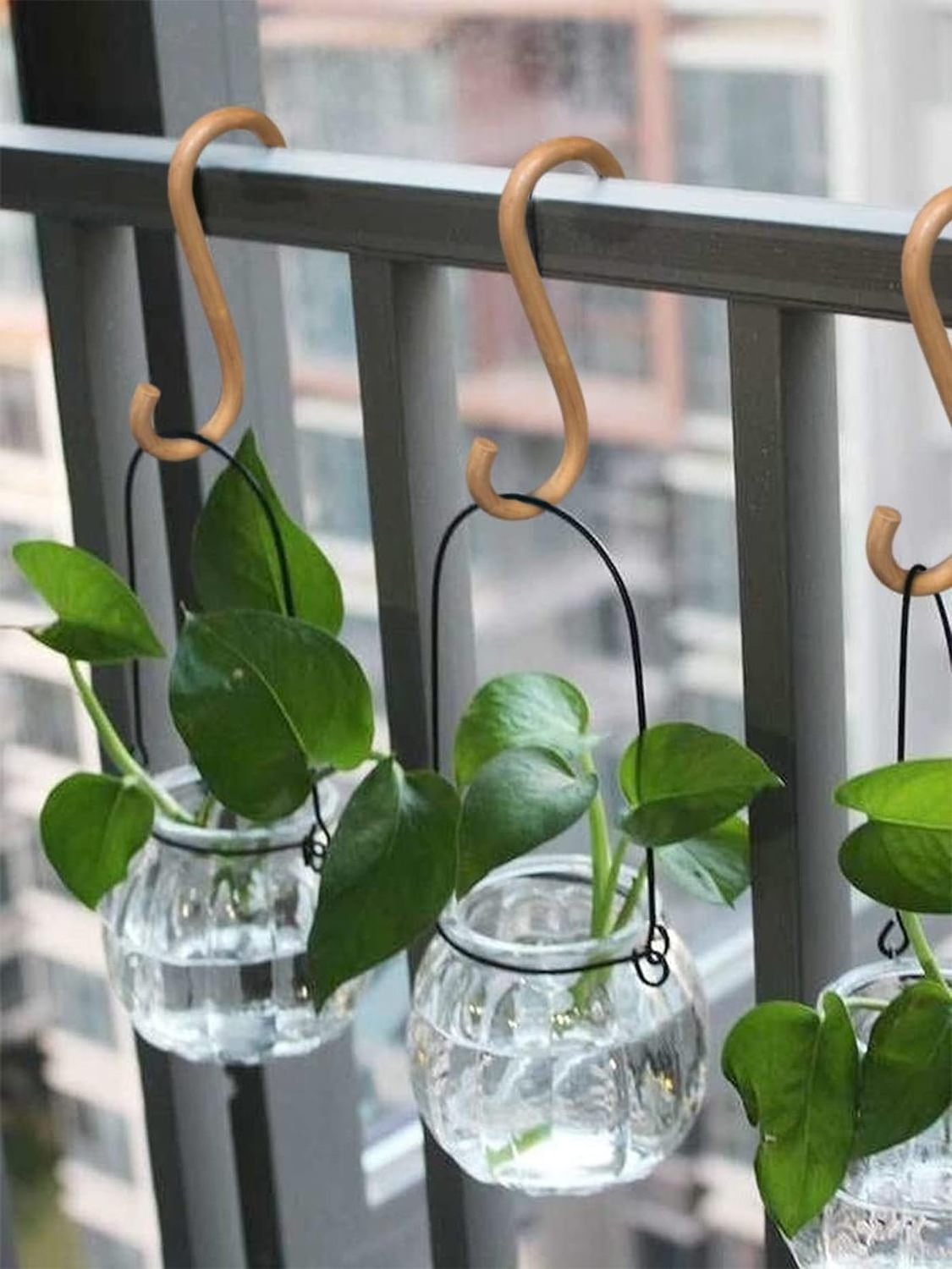 Modern design Rattan S Hooks for Hanging, Hangers S Shaped Hooks for Bags, Clothes, Plants, Utensils