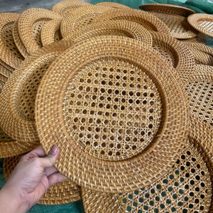 Obtain Rattan Chargers at Wholesale Prices Woven Charger Placemats for Elegant Dinner Table Settings