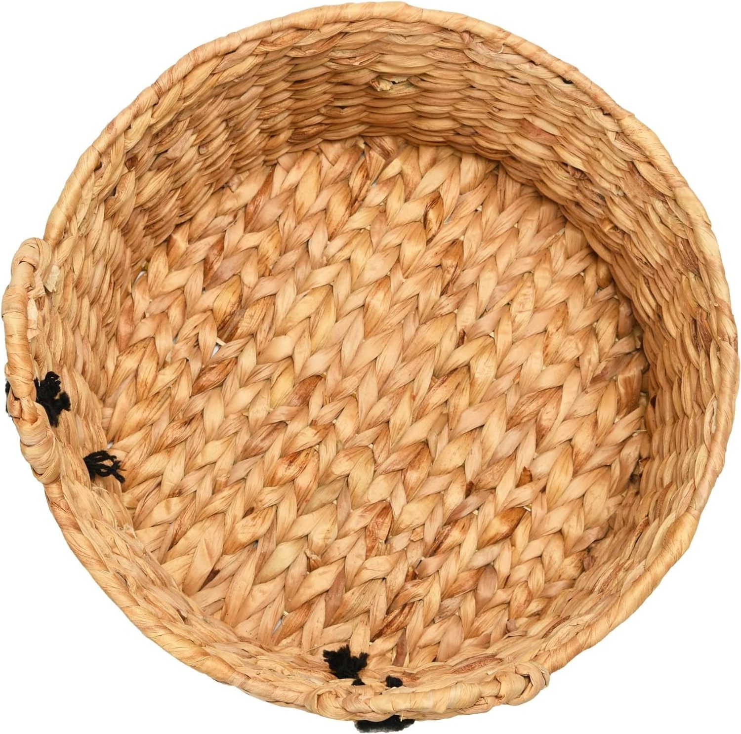 Best quality Hand-Woven Water Hyacinth Frog Basket Dry Water Hyacinth Storage Wicker Baskets for Organizing