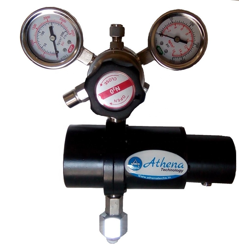 High pressure Ammonia gas regulator with gauge