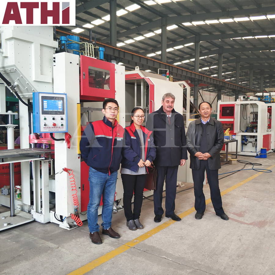 Fully automatic green sand horizontal parting flaskless molding machine for foundry casting workshop