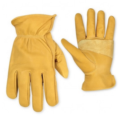 Goatskin leather customized heat resistant safety and Gardening Winter Work Driving Gloves