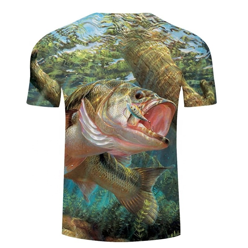 sublimation shirt blanks cotton fishing shirts fashion unisex cotton polyester t shirt