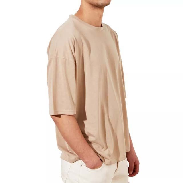 Clothing Manufacture Wholesale Men T Shirts Adults Cotton Made Men High Quality Sports T Shirts Plain Oversized Solid Color 2024