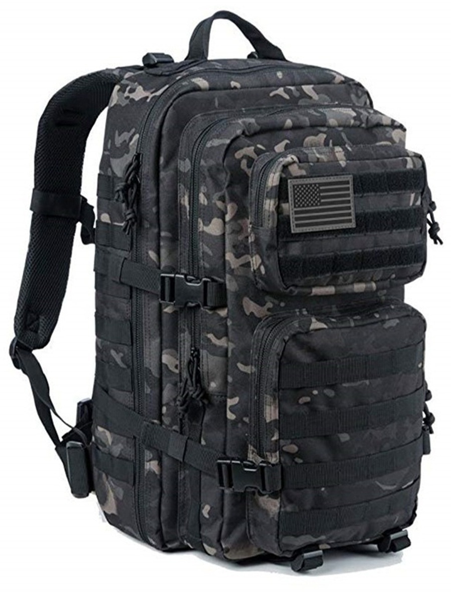 Outdoor 3P attack tactical backpack large capacity camouflage field camping waterproof sports mountaineering shoulder bag