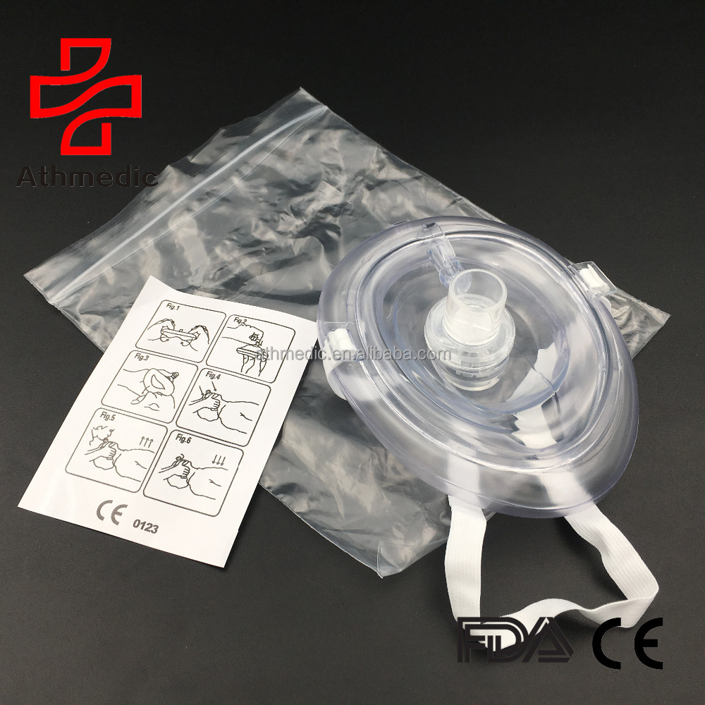 2023 promotion Resuscitator training first aid emergency China Cpr practice CPR mask Adult Child Cpr mask Training Masks Valves