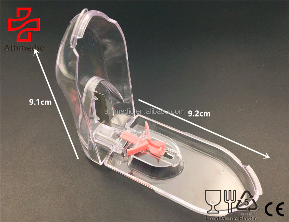 2023 Athmedic food grade medicine tablet drug Wallet Unique cutter transparent pill cutter transparent pill Splitter