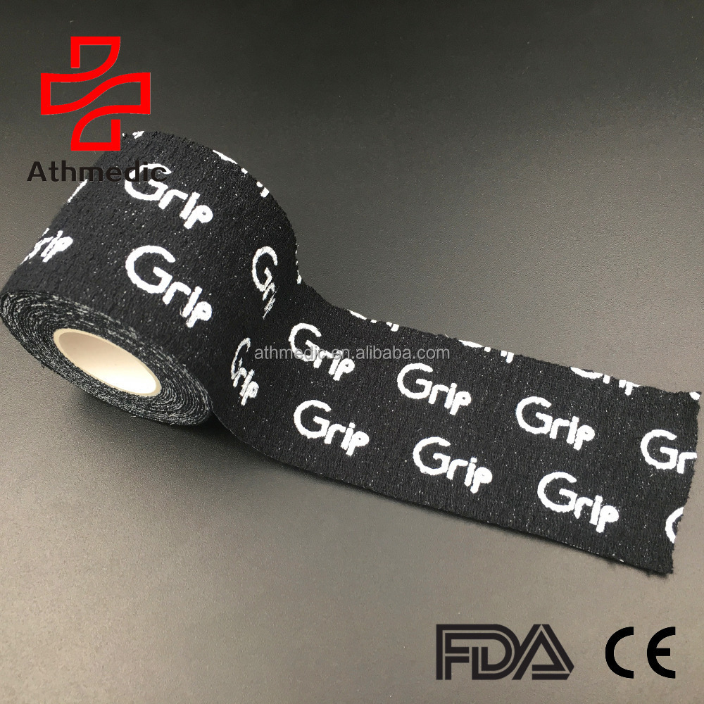 2024 Athmedic sport cotton stretch custom logo sweatproof OEM weightlifting thumb tape printed lifting crossfit thumb tape