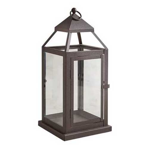 Landen Blackened Bronze Metal Lanterns for Wall Decor