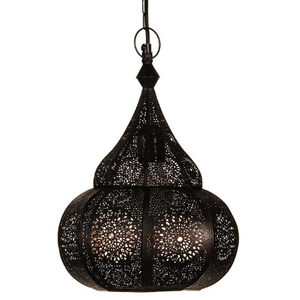 Moroccan Lamp Ceiling Lights  Black  Oriental Style Vintage Pendant Lantern Light Arabian Home Dec