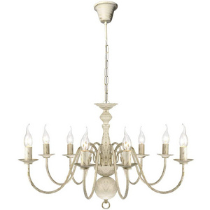 8 Lampholder Marie Classic Vintage Country Fixtures Metal Chandelier Pendant Lights for Dinning Room Bedroom