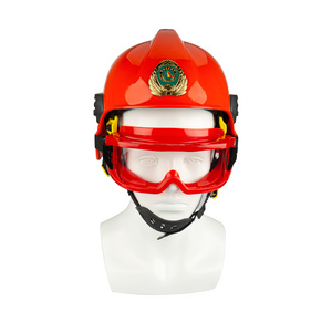 ATI-Fire Custom Professional Protection Reflective Flame Retardant Safety Fire Firefighter Red Rescue Helmet