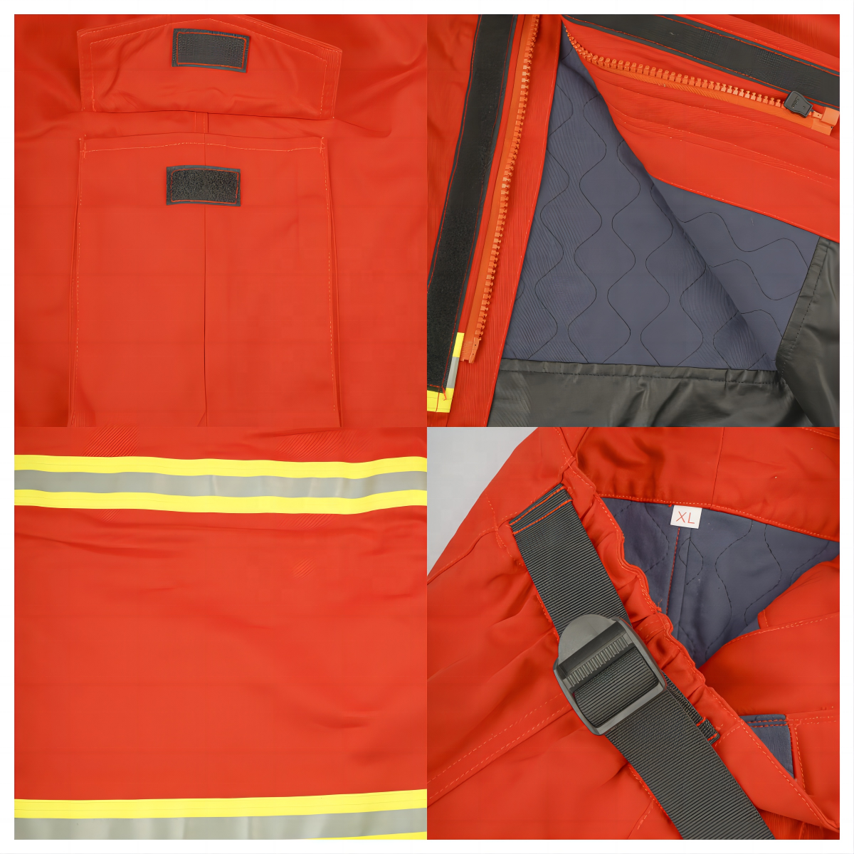 Ati-fire Factory Supply firefighter uniform China Hot sale OEM 100% Aramid Nomex 4 Layers Fire Fighter Jacket