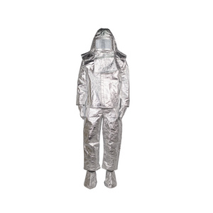 High Quality Wholesale Fireman Aluminized Molten Metal Suit High Temperature Protection Heat Resistant Safety Suit