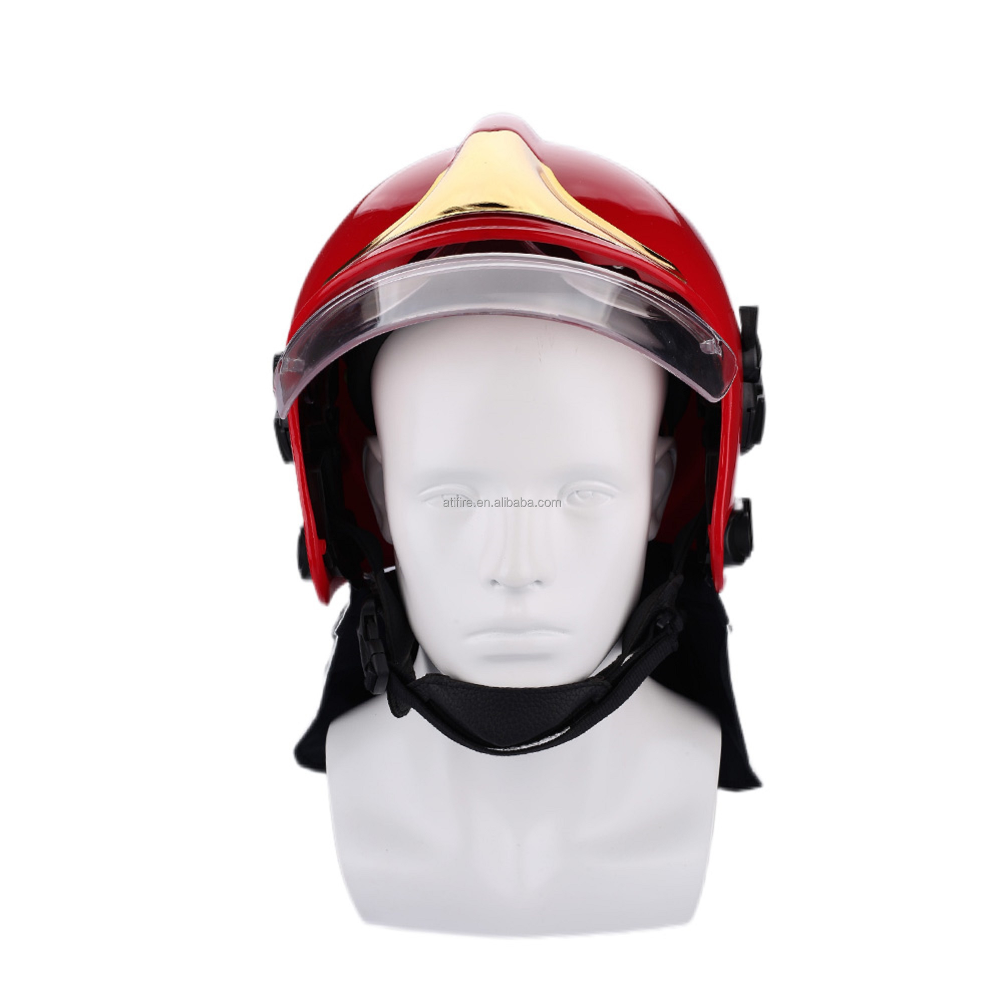 Hot Sale Firefighter Helmet Fire Fighting Helmet Fire Retardant Flashlight